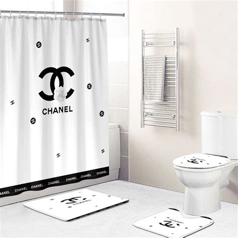 cheap chanel shower curtains|Chanel shower curtain sets.